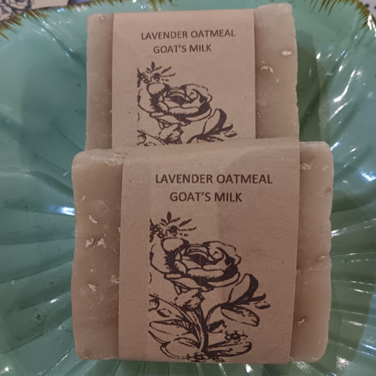 Lavender Oatmeal Goats Milk Soap