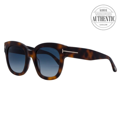 Tom Ford Beatrix Square Sunglasses FT0613 53W Brown Havana 52mm TF613 –  KASSUAL