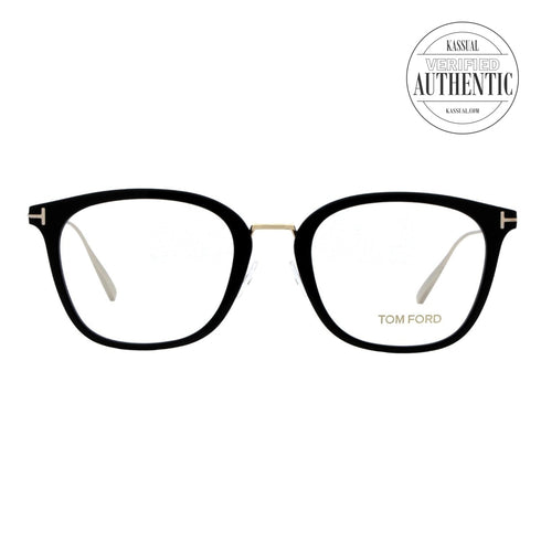 Tom Ford Square Eyeglasses TF5570 001 Black 53mm 5570 – KASSUAL