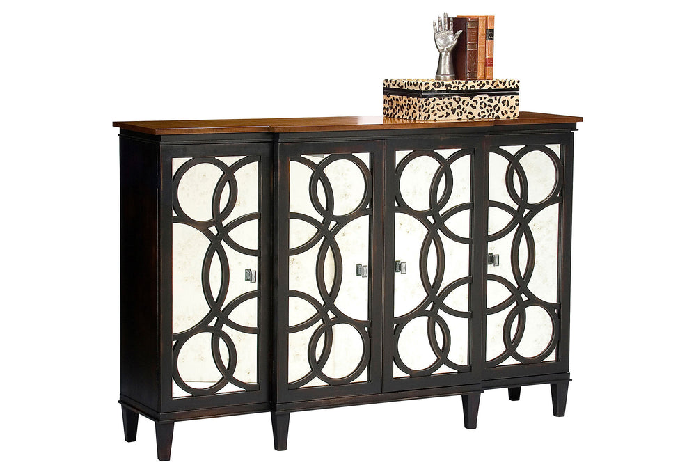 Danielle Mirrored Credenza Vanity Mirror Co