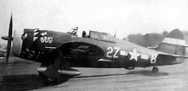 Republic P-47D-25-RE Thunderbolt 42-276552 of the 405th Fighter Group, 510th Fighter Squadron