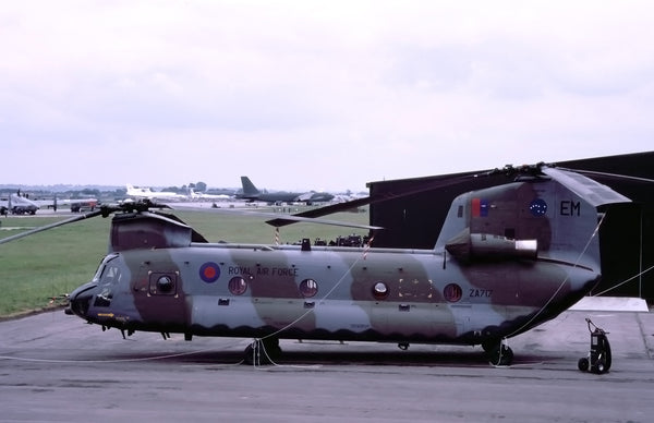 7 squadron Chinook HC1 at Fairford 19 July 1987