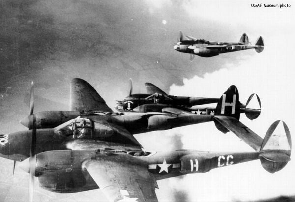 P-38Hs of the 38th Fighter Squadron