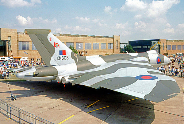 101 Squadron Vulcan B.2 of the RAF Waddington Wing in 1972