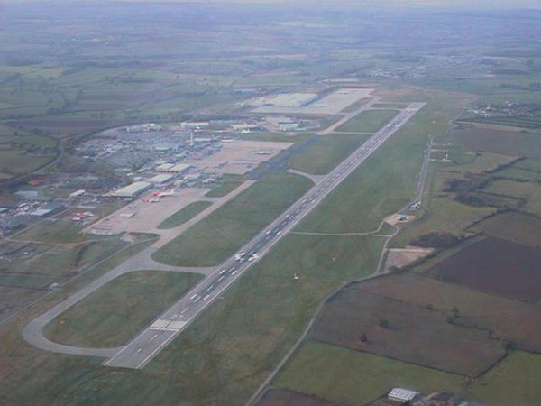 Modern day RAF Castle Donnington as East Midlands Airport