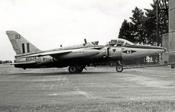Folland Gnat of the RAF Central Flying School at RAF Little Rissington in 1967