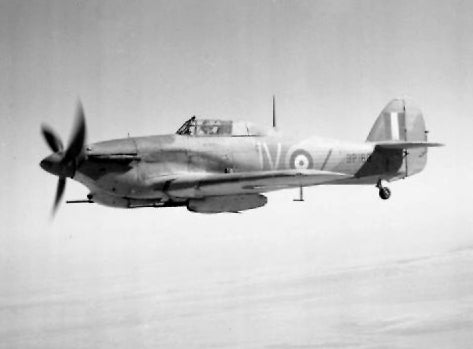 6 Squadron Hawker Hurricane over the Western Desert during 1942