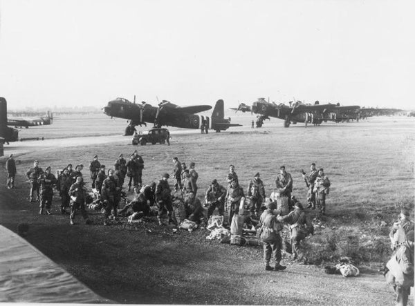 Soldiers boarding aircraft for Operation Market Garden