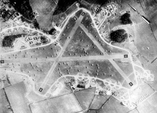 RAF Welford, May 1944. The CG-4 Gliders and C-47s of the 435th Troop Carrier Group one month before the D-Day invasion of France.