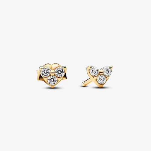 Idyllia drop earrings, Clover, White, Rose gold-tone plated | Swarovski