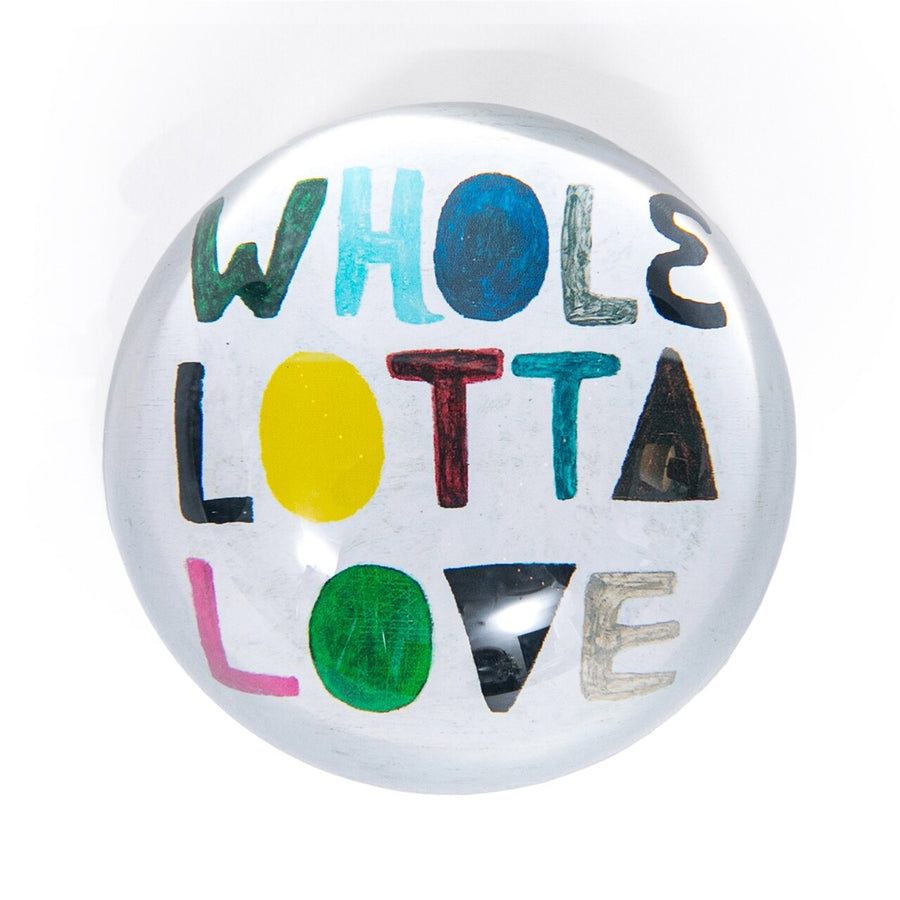 Whole Lotta Love Paperweight Red Orchard