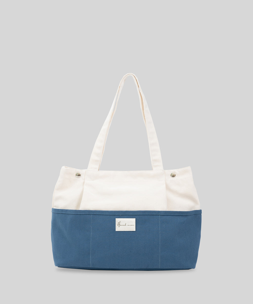 The bright blue-and-yellow tote, Cra-wallonieShops