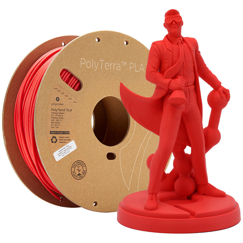  PolyTerra™ PLA - Lava Red - 1.75mm - 1KG 