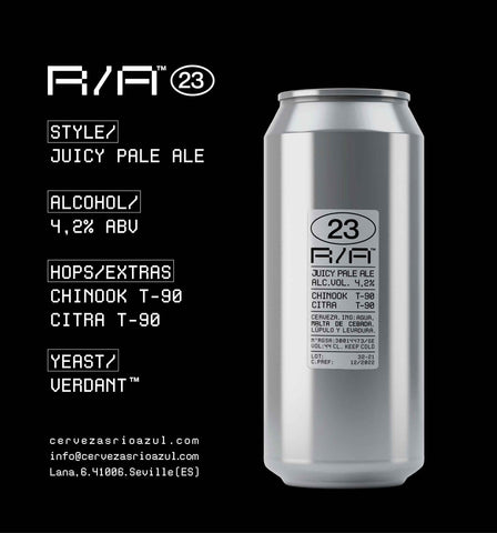 Rio Azul RA 23 - JUICY PALE ALE - 4,3%   4-PACK - Rio Azul