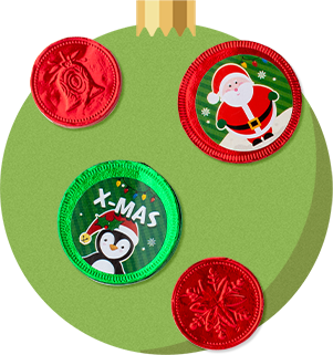 xmas coins