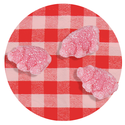 gummy sour pigs