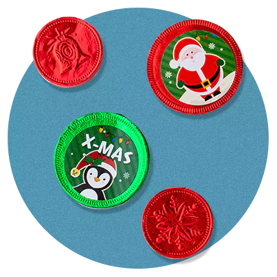 xmas coins