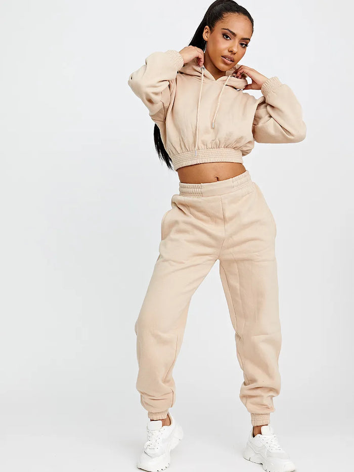 Cropped Jogger  In Soft Focus – Metanoia Boutique