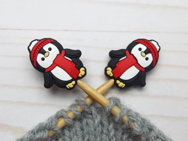 Winter Penguin Stitch Stoppers