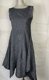 Belcanto Dress in Black Stripe by Porto
