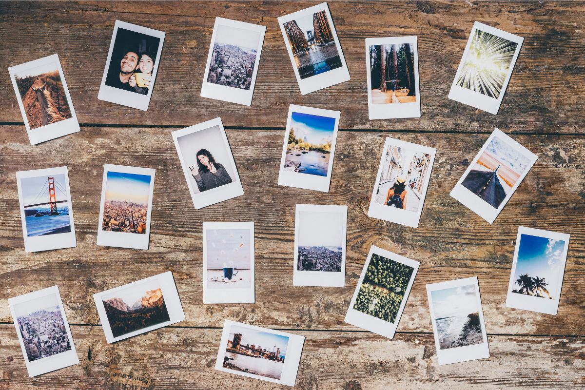 A collection of instant photos