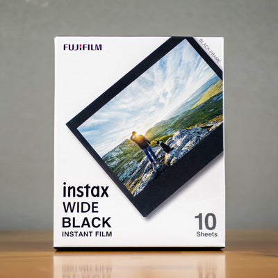 Fujifilm Instax Wide Instant Film 10 Exposures (black Frame) : Target