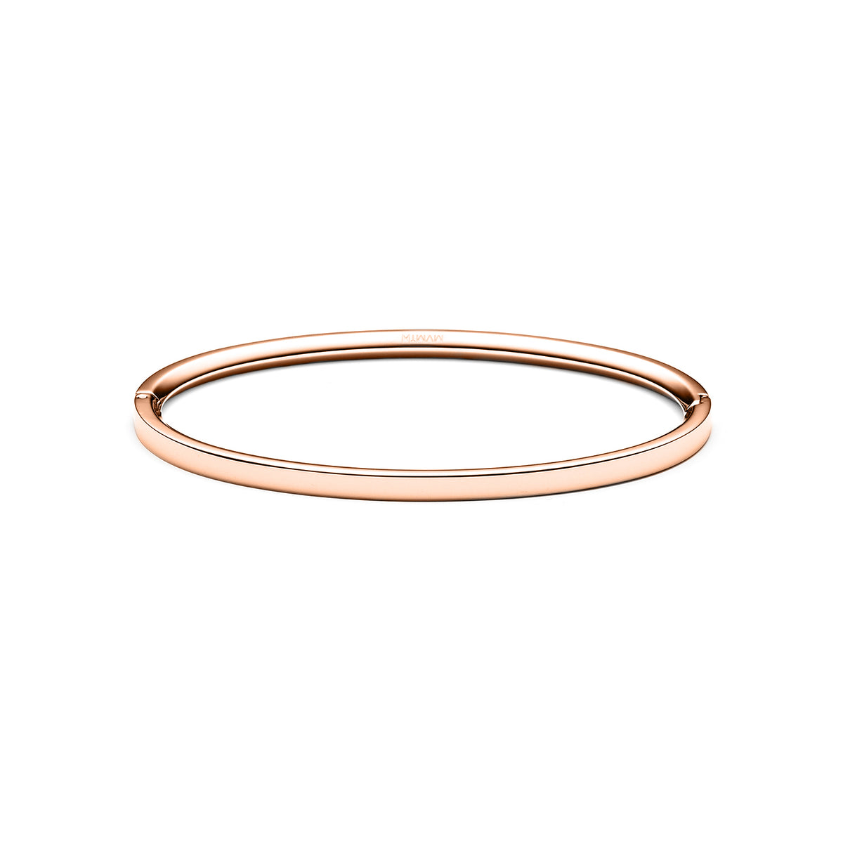 Ellipse Bangle Thin Rose Gold – MVMT