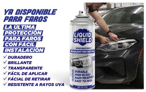 LiquidShield Protección para faros de coche moto etc