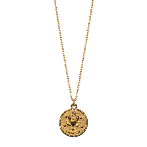 Marlyn Schiff Jewelry - Sagittarus GF Zodiac Coin Necklace – Annie