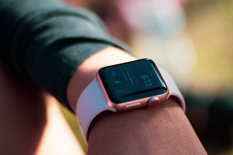  apple watch on a person's wrist