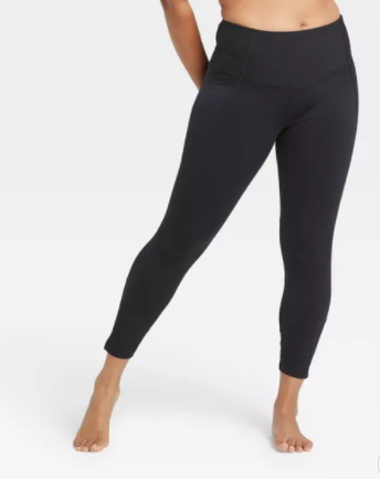 Couture Flex High-Waisted black leggings with ribbed power waist from All in Motion