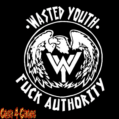 L.A.'s Wasted Youth Screened Canvas Back Patch – Cash 4 Chaos