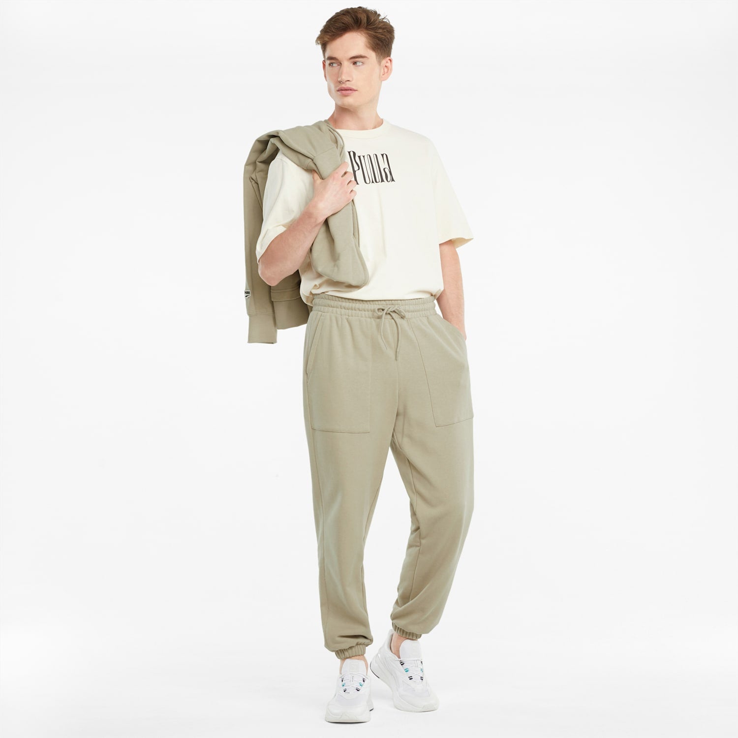 Pantalones Puma deportivos de francesa para hombre Downtown 5315 – moda