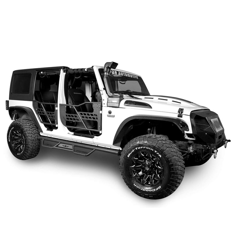 Jeep JK Side Steps 4 Door & Tubular Half Doors Combo for 2007-2018 Jeep  Wrangler JK - ultralisk 4x4 – Ultralisk 4x4