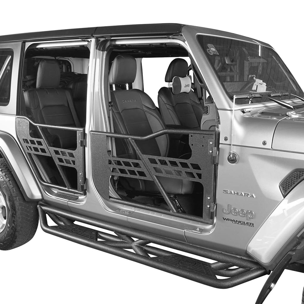 Jeep JL half doors Tube Doors & Running Boards for 2018-2023 Jeep Wrangler  JL - ultralisk 4x4 – Ultralisk 4x4