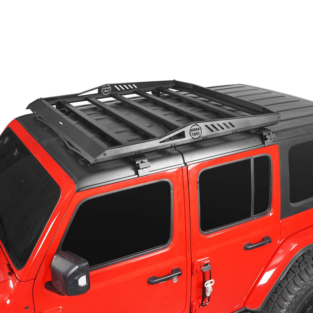 Jeep Hard Top Roof Rack Cargo Carrier Basket for 2018-2023 Jeep Wrangler JL  & 2020-2022 Jeep Gladiator JT- Ultralisk 4x4