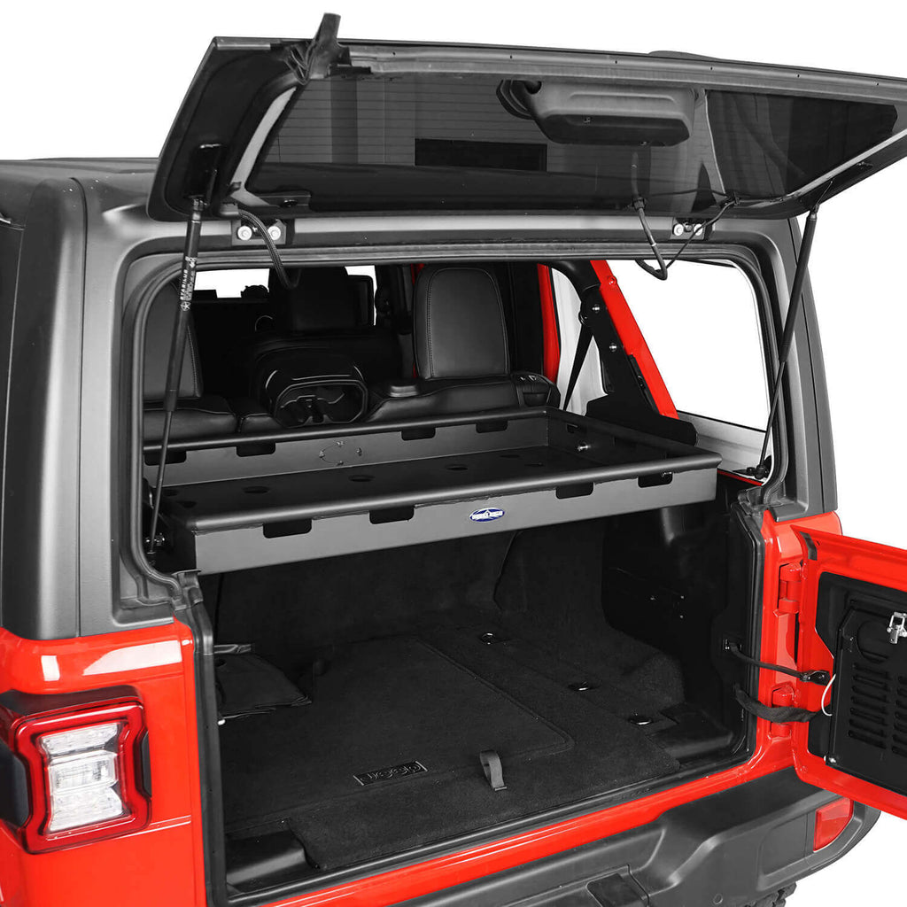 Interior Cargo Rack for 2018-2023 Jeep Wrangler JL Unlimited 4-Door Hardtop  & Sky One-Touch Power Top - Ultralisk 4x4