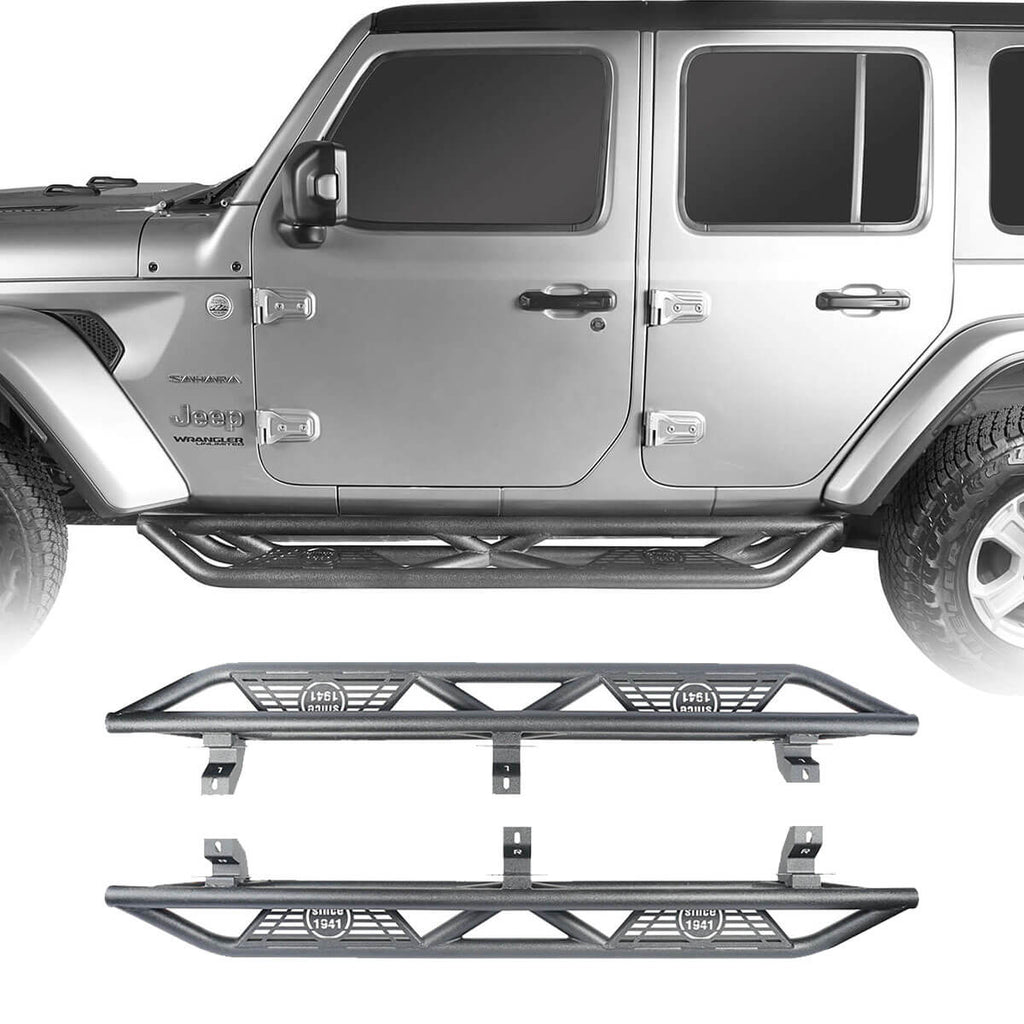 Jeep JL Running Boards 4 Door Side Steps for Jeep Wrangler JL 2018-2023 -  Ultralisk 4x4