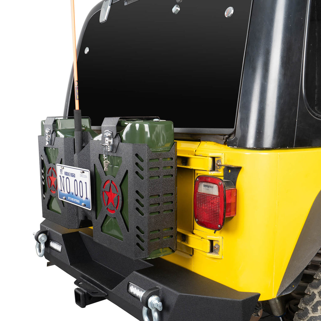 Double Jerry Gas Can Holder for 1997-2006 Jeep Wrangler TJ – Ultralisk 4x4