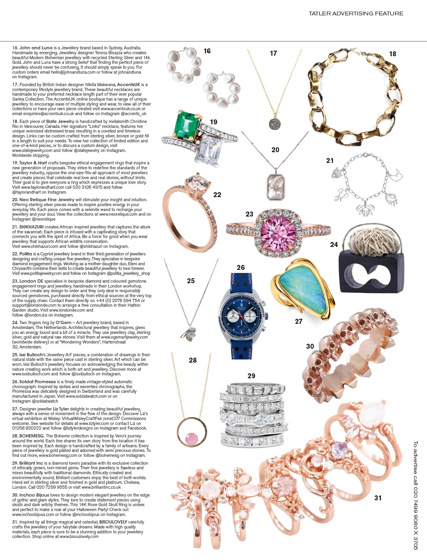 Tatler Treasures and Politia Jewelry