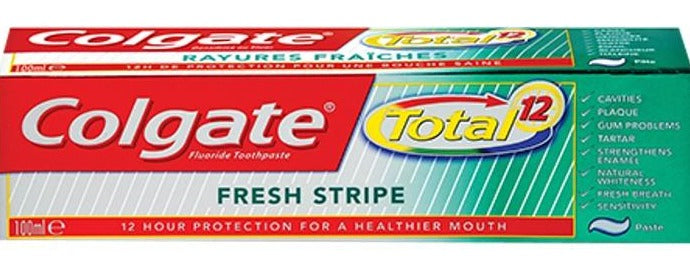 colgate total fresh stripe toothpaste