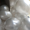 Silver Balloons - E36 Bag of 50 Eire Pearlised Balloons