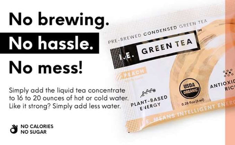 Antioxidants boosted Liquid green tea packets
