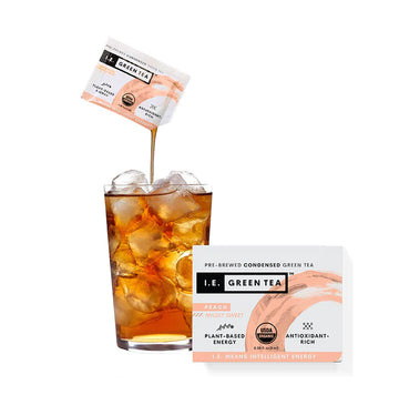 Peach Green Tea - Natural & Organic Liquid Tea Packets