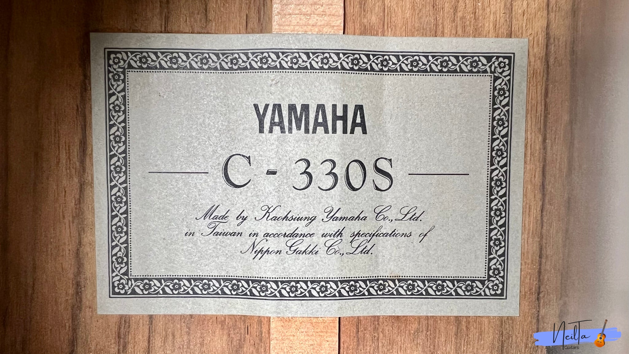 Yamaha C-330S (1971) Electric Classical Guitar – Neil Ta Music