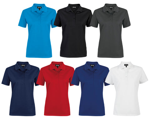 Ladies Exhibit Golf Shirt|usbandmore