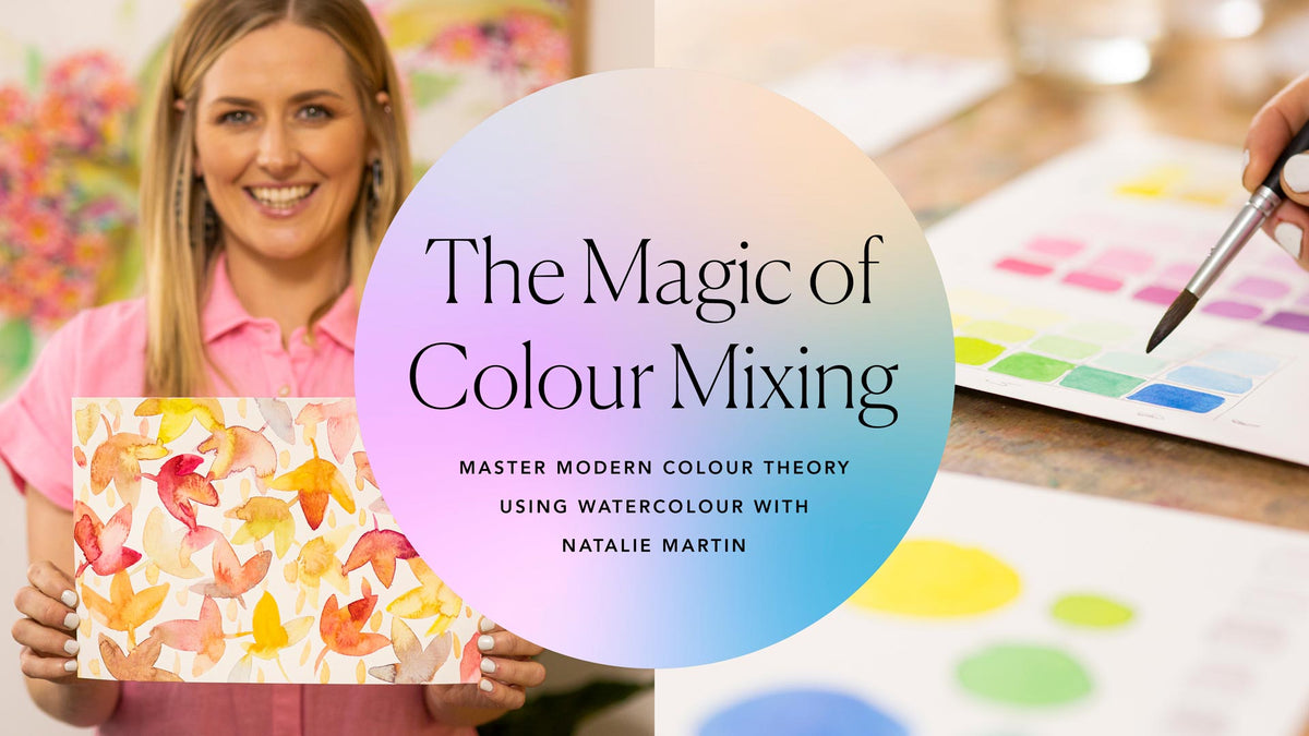 The magic of colour mixing. Master modern colour theory using watercolour.