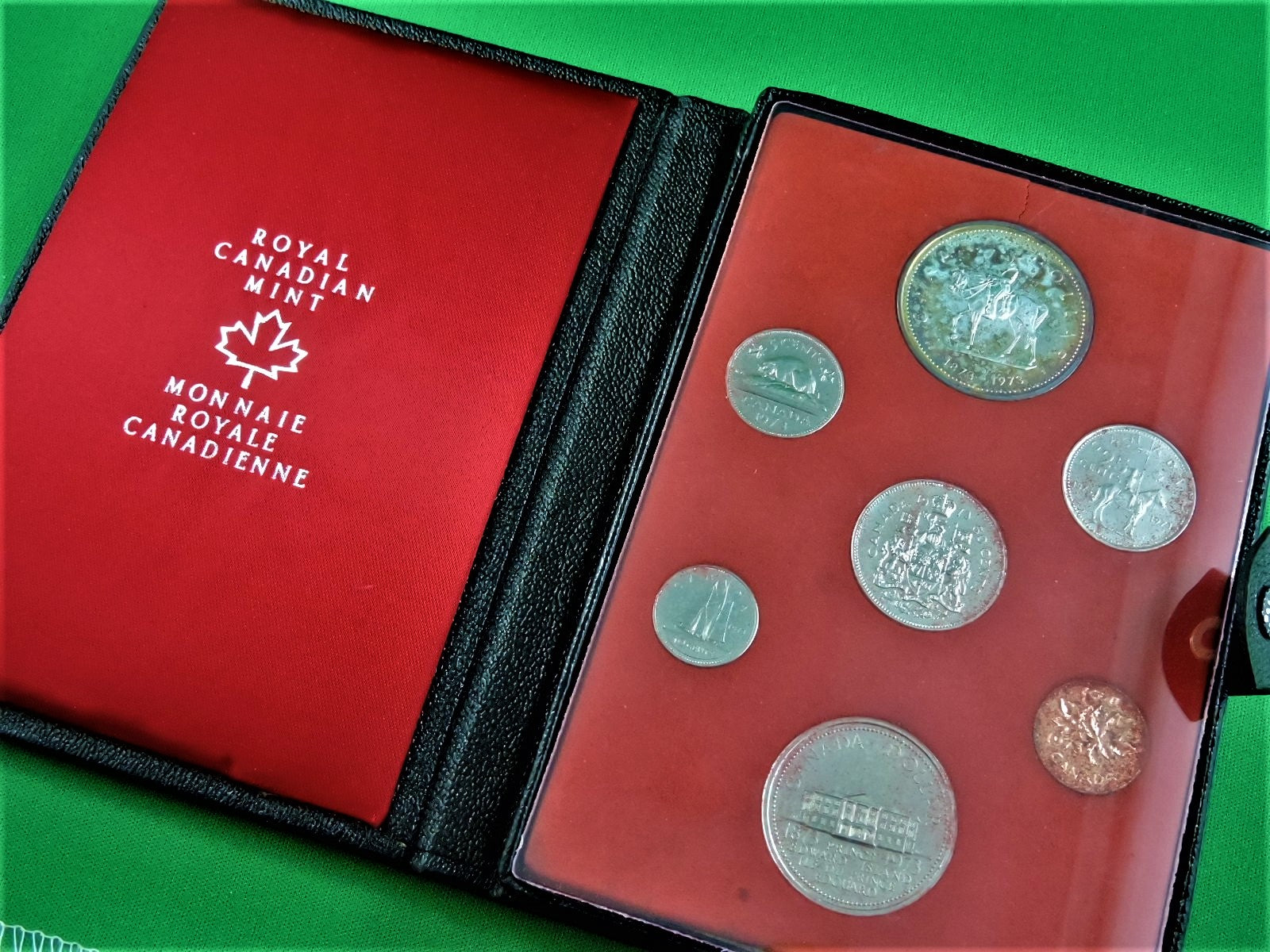 Currency - Coin Set - 1973 - RCM - Double Dollar Proof Set - RCMP