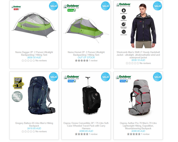 Award Winning Outdoor Gear