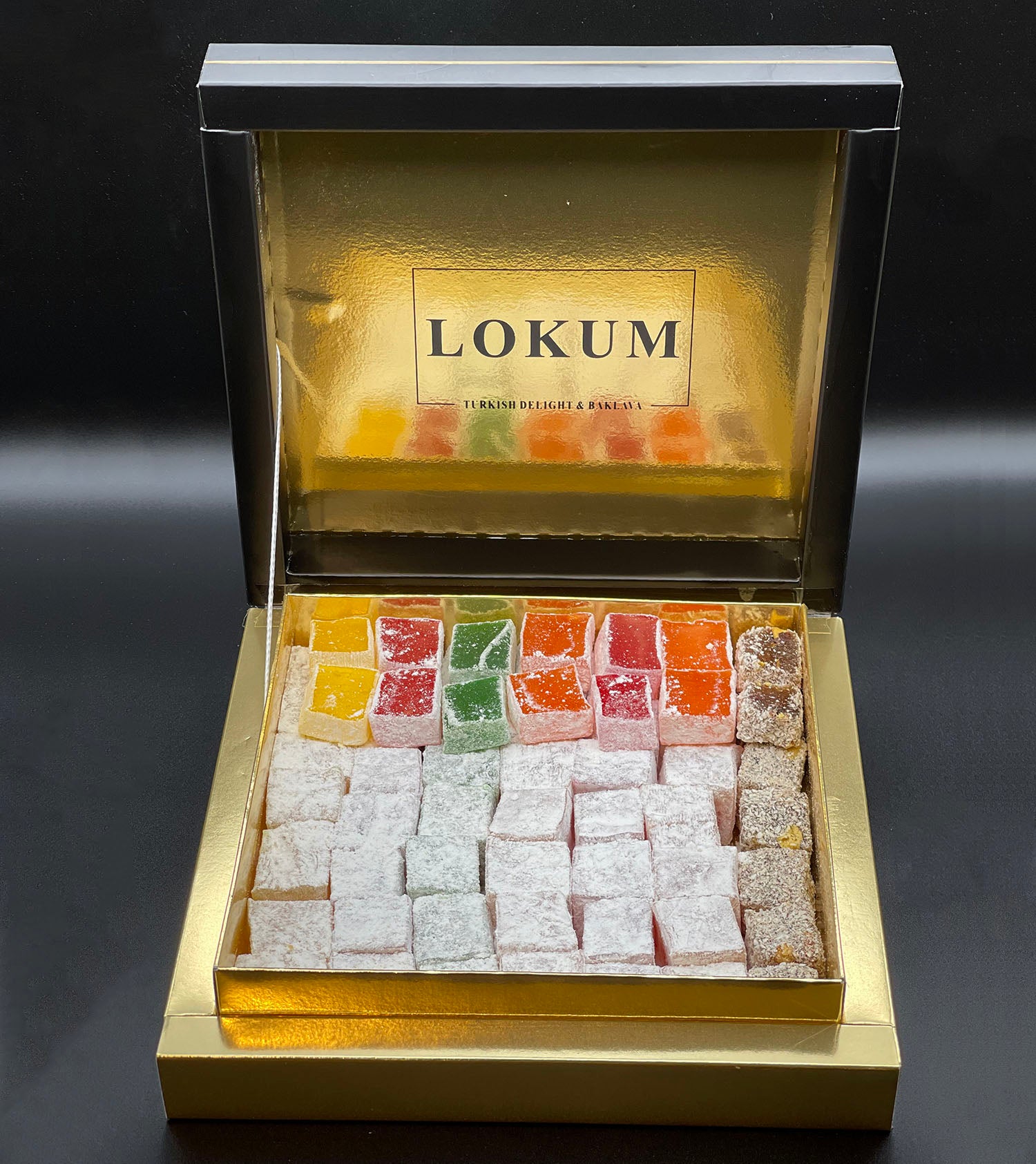 Variety of Traditional Turkish Delight Gift Box